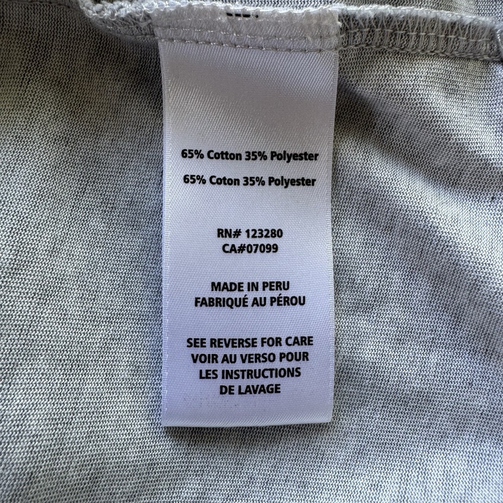 Travis Mathew 2XL Gray Cotton/Poly Blend Short Sleeve Men's Polo Shirt - Picture 6 of 7